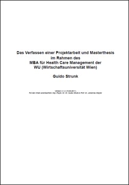 Das Verfassen einer Projektarbeit und Masterthesis